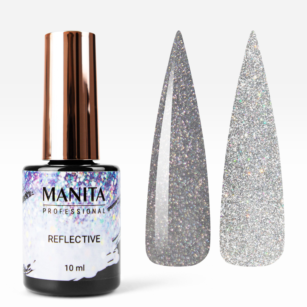 MANITA PROFESSIONAL Гель лак " REFLECTIVE" светоотражающий №07, 10 мл #1