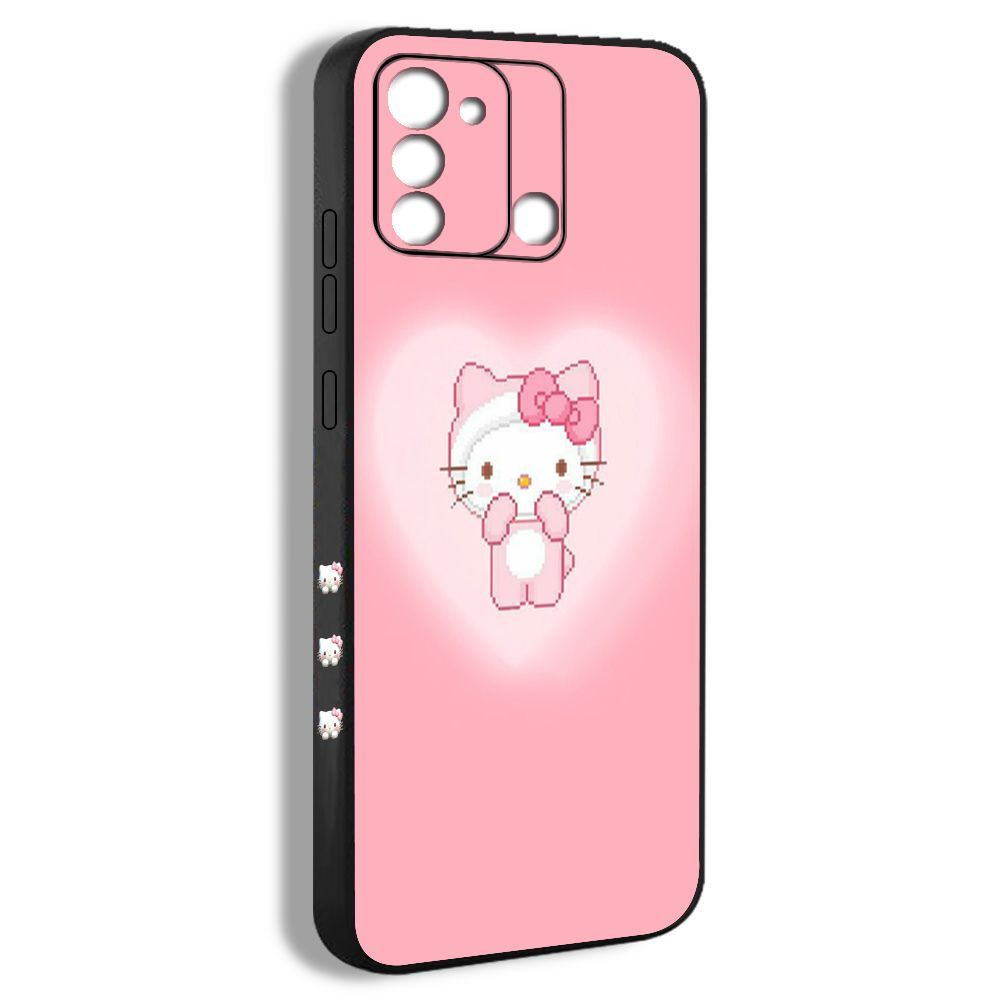 чехол для смартфона Подходит для Tecno Spark 8C Hello Kitty Пинк милый  котенок розовый FZA07 - купить с доставкой по выгодным ценам в  интернет-магазине OZON (783142535)