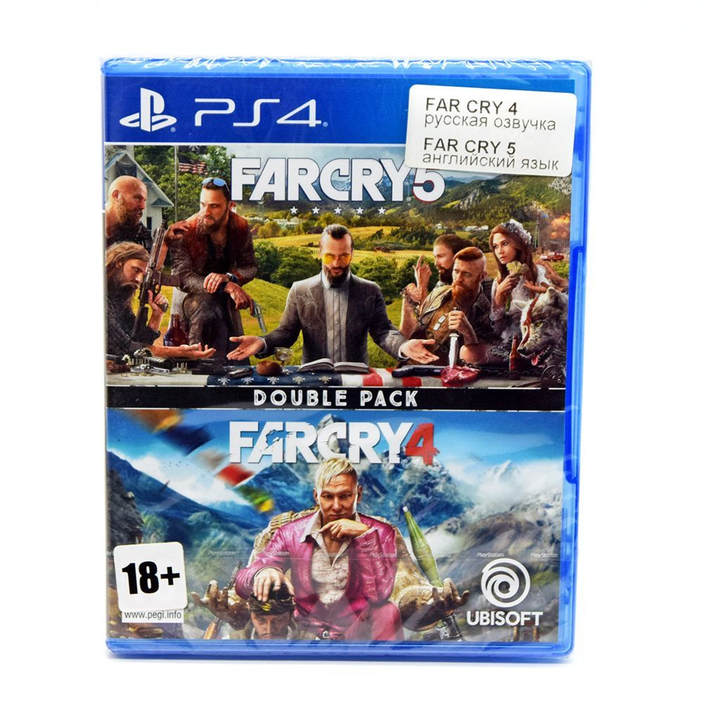 Игра Far Cry 4 (русская озвучка) + Far Cry 5 (на английском) Double Pack  (PS4/PS5) (PlayStation 4, Английская версия, Русская версия) купить по  низкой цене с доставкой в интернет-магазине OZON (869672487)