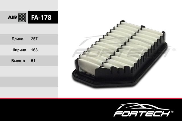 Фильтр воздушный Fortech FA178 - купить по выгодным ценам в интернет ...