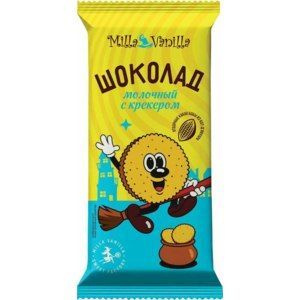 Шоколад молочный с крекером milla vanilla 85 гр*5 шт - купить с ...