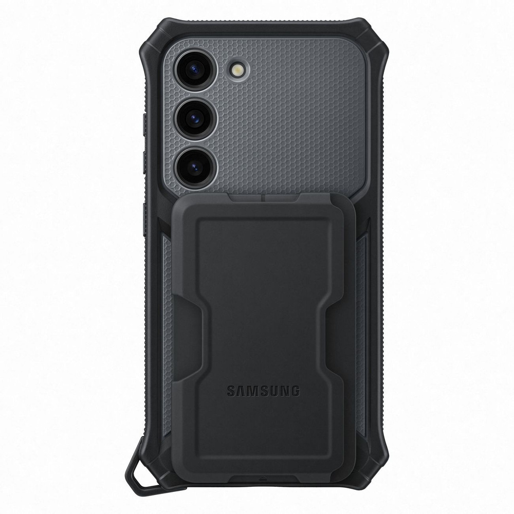 Чехол Samsung Rugged Gadget Case для Galaxy S23 Titan - купить с доставкой  по выгодным ценам в интернет-магазине OZON (940670201)