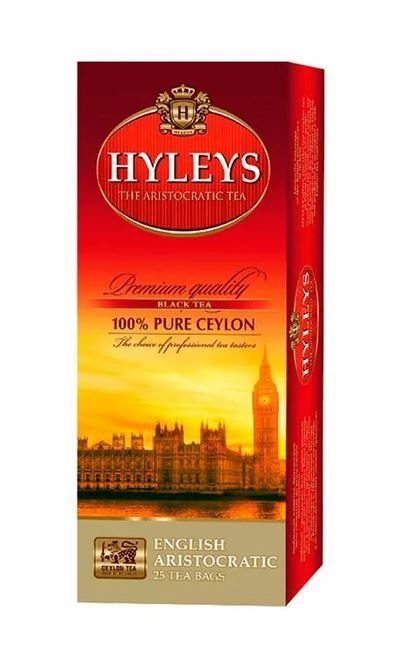 HYLEYS Чай в пакетиках черный Английский, Аристократический, 25 ...