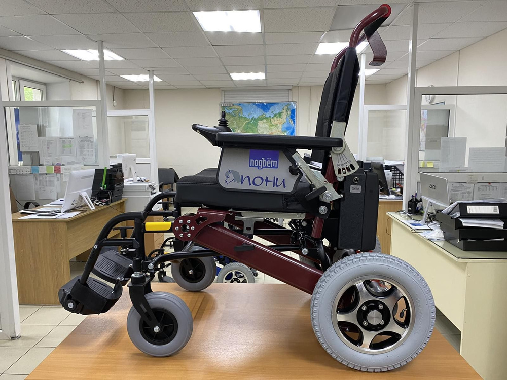 Электроколяска инвалидная Пони-135, кресло-коляска для инвалидов ...