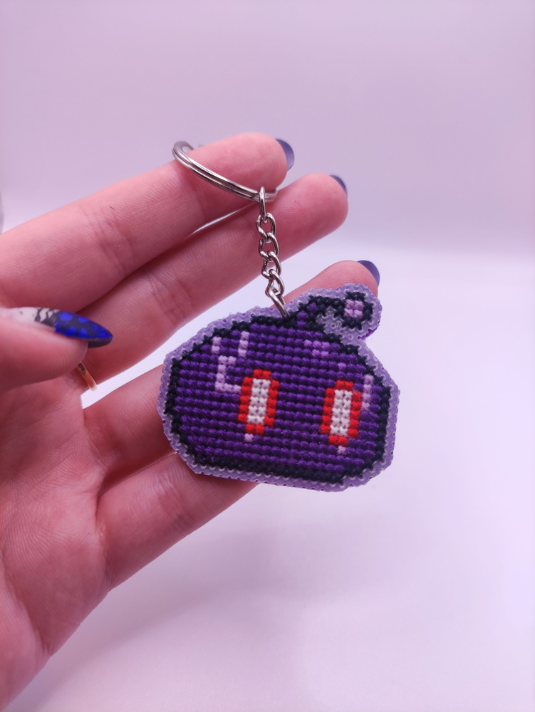 Брелок Геншин Импакт Genshin Impact электро слайм - купить с доставкой ...