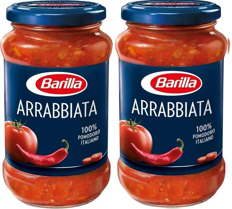 Соус Barilla Arrabbiata томатный с перцем чили, 2шт по 400 г #1