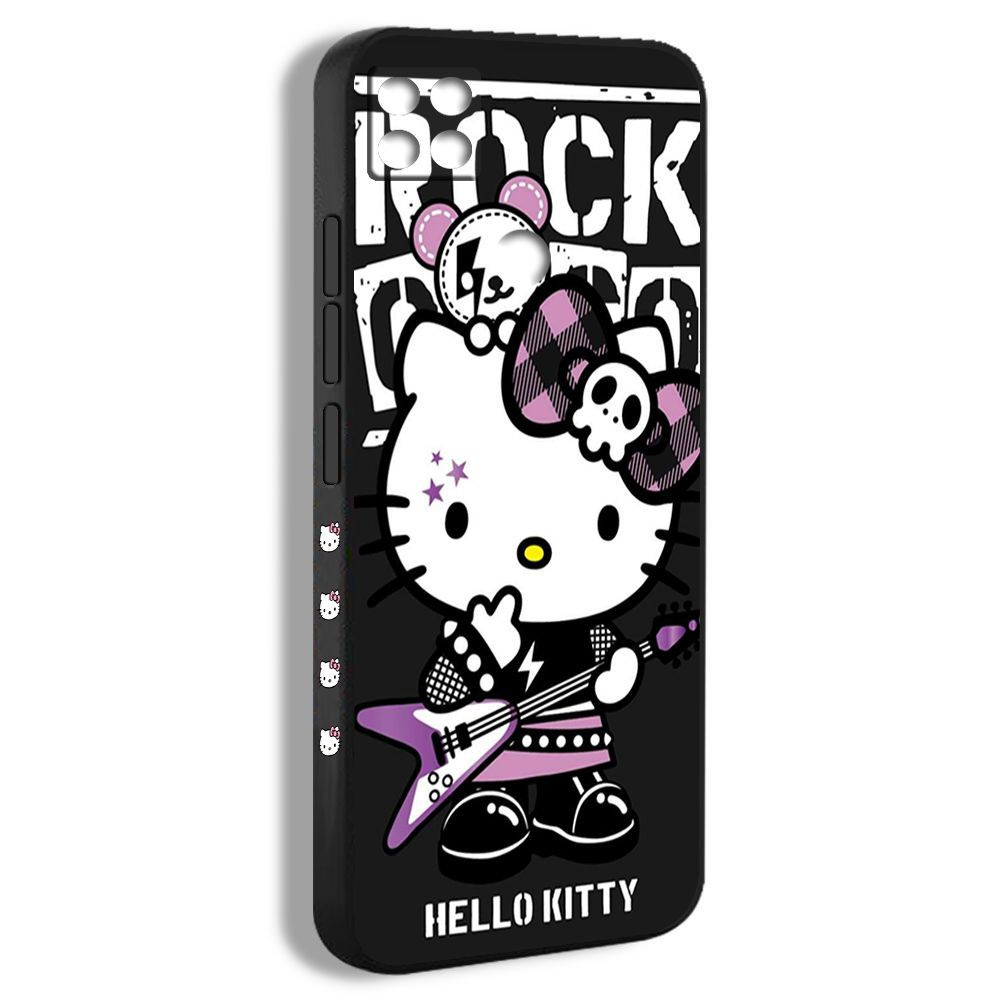 чехол для смартфона Подходит для Xiaomi Redmi 10A Hello Kitty Рок н ролл  Китти Милый Аниме IIIU11 - купить с доставкой по выгодным ценам в  интернет-магазине OZON (902200439)