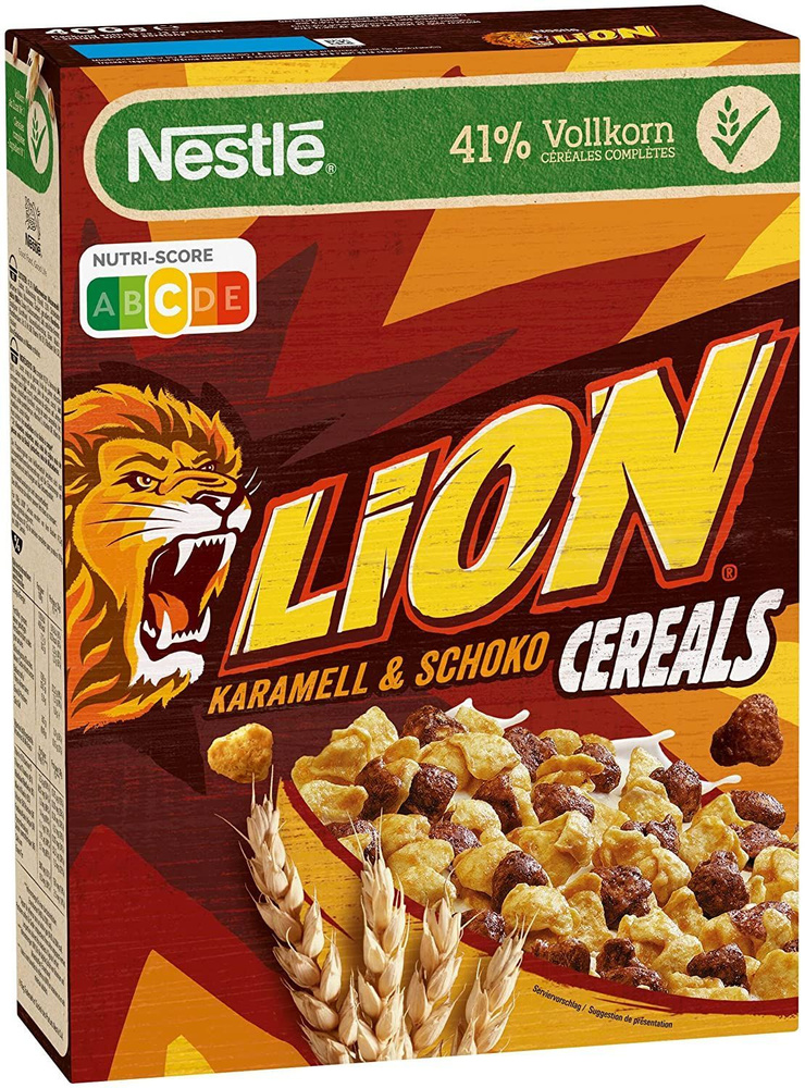 Готовый завтрак Nestle Lion Cereals (Karamell&schoko), 400 г - купить с ...