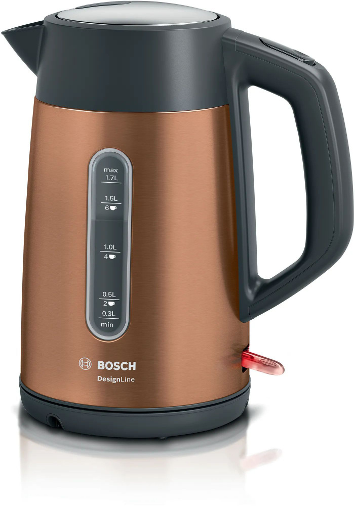 Чайник Bosch TWK4P439 1.7л. 2400Вт коричневый (нержавеющая сталь) #1