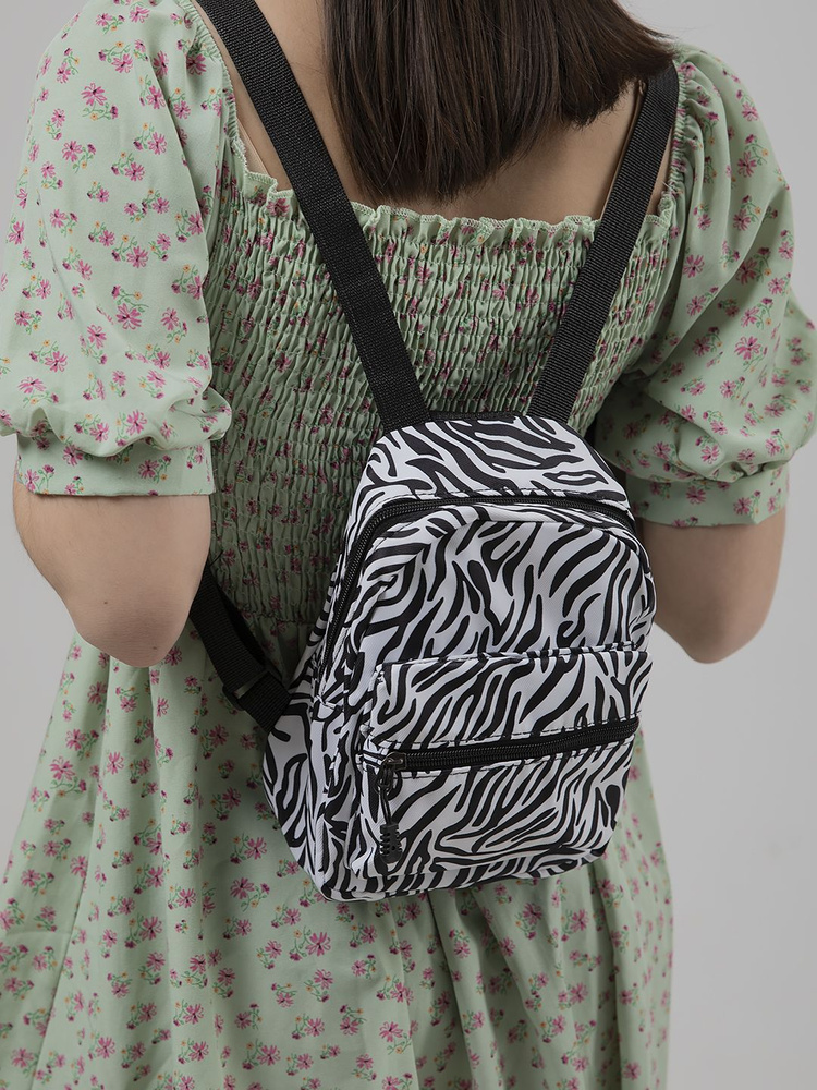 Рюкзак женский с принтом / мини-рюкзак - купить с доставкой по выгодным ...