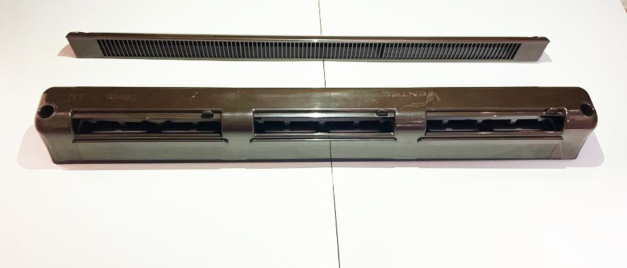 Оконный приточный клапан Ventec VT 723 RAL 8017 с контролем потока воздуха и акустической шумоизоляцией #1
