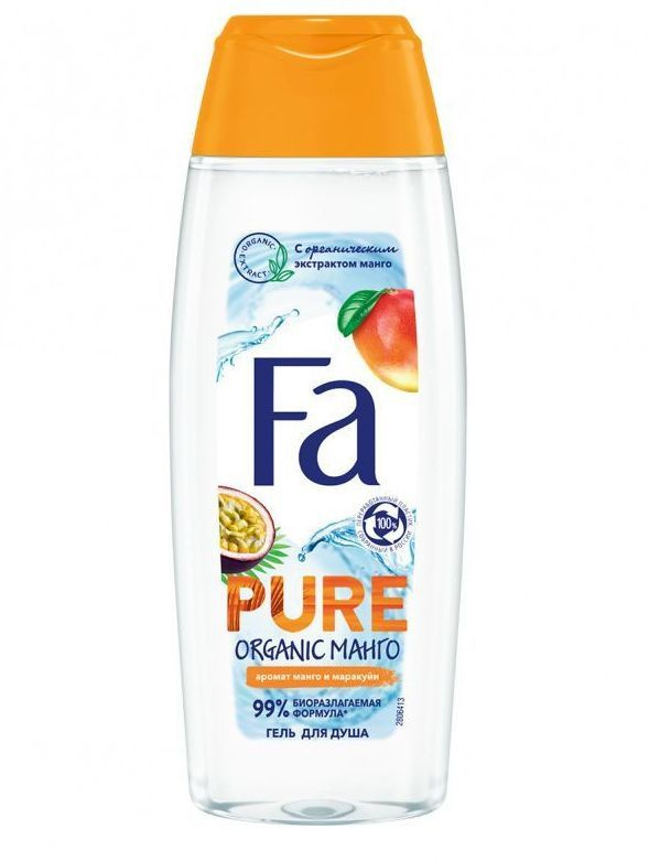 Fa Гель для душа Pure Organic Манго, 250 мл - купить с доставкой по ...