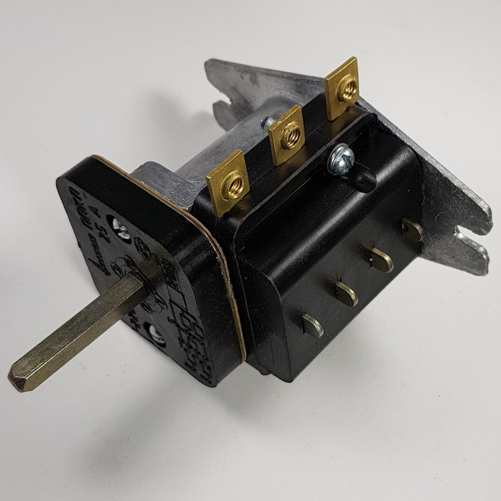 Переключатель поворотный для кухонных плит ППКП (ТПКП, 25А) Алюминий ...