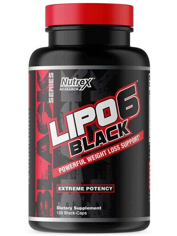 Жиросжигатель NUTREX Lipo-6 Black Powerful weight loss support (Yohimbine) 120 капсул  #1