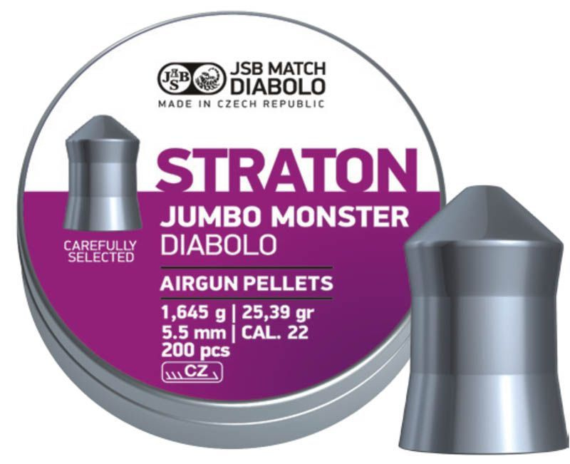 Пули для пневматического оружия Exact Straton Jumbo Monster 5,51 1,645г 200 шт  #1