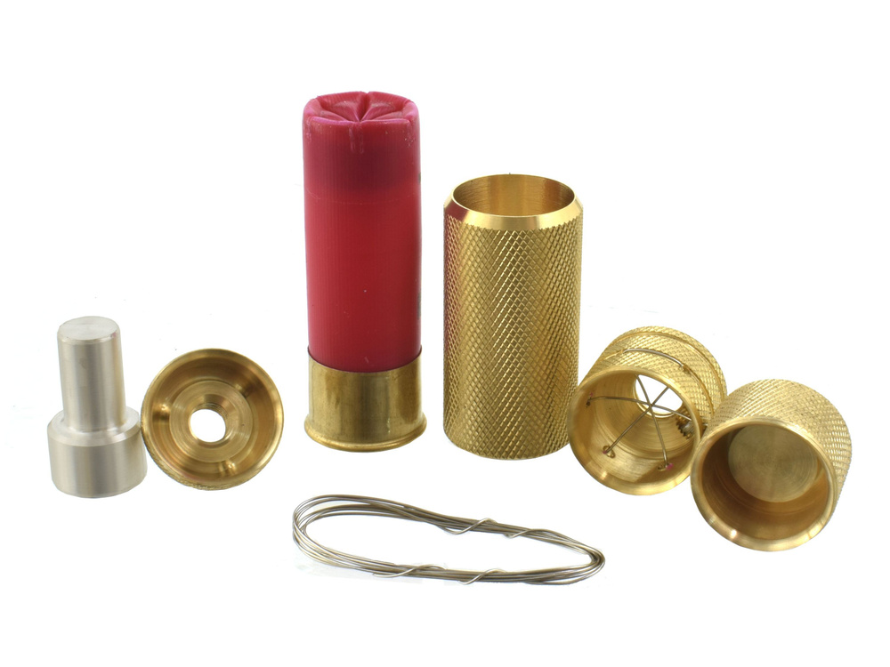 Набор латунных матриц для вальцовки гильз способом Звездочка 12 калибра ...