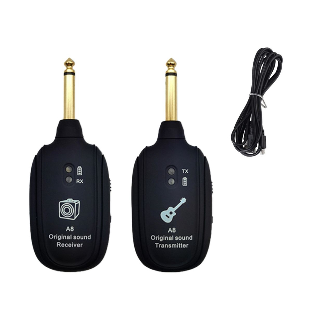 Портативный гитарный беспроводной передатчик и усилитель-приемник ...
