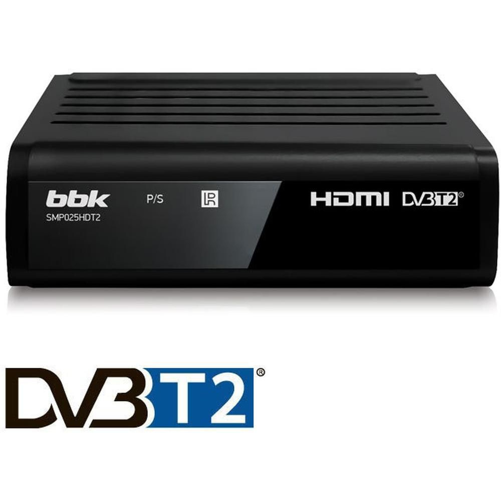 Ресивер BBK SMP025HDT2 черный DVB-T2 #1