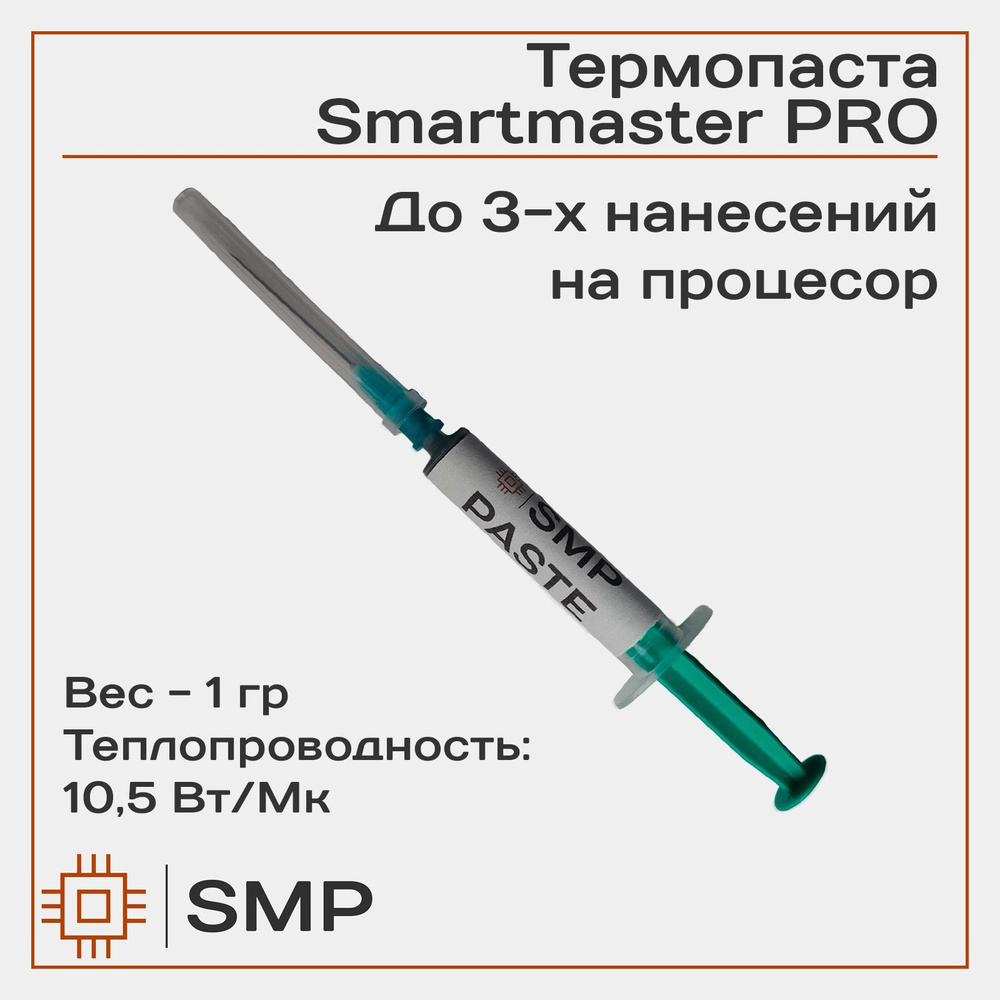 Термопаста 10.5Вт/мК SmartMaster PRO 1гр. #1