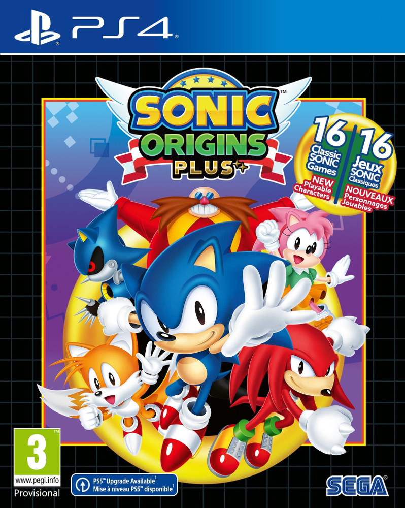 Игра Sonic Origins Plus Day One Edition (PlayStation 4, PlayStation 5, Русские субтитры)  #1