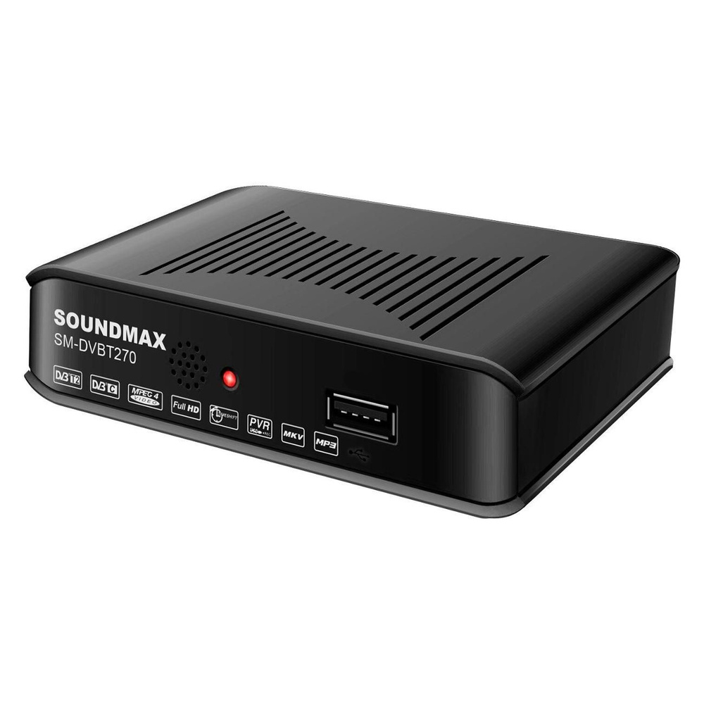 ТВ-тюнер Soundmax SOUNDMAX SM-DVBT270(черный) #1