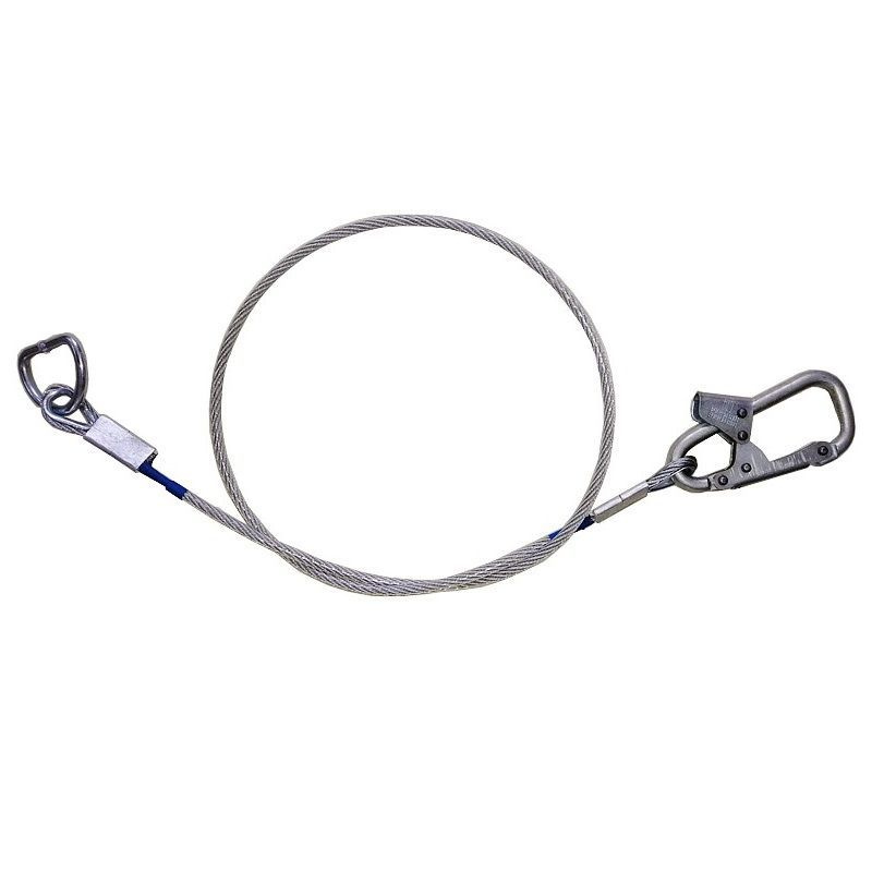 Строп Б (металлический трос в ПВХ, монтажный карабин) - купить по ...