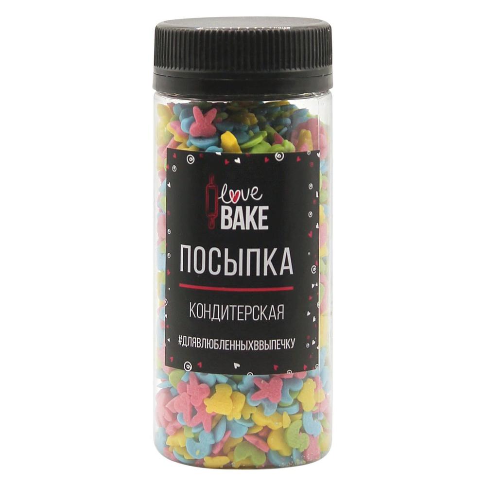 Посыпка кондитерская для торта Пасхальная смесь 60 г #1