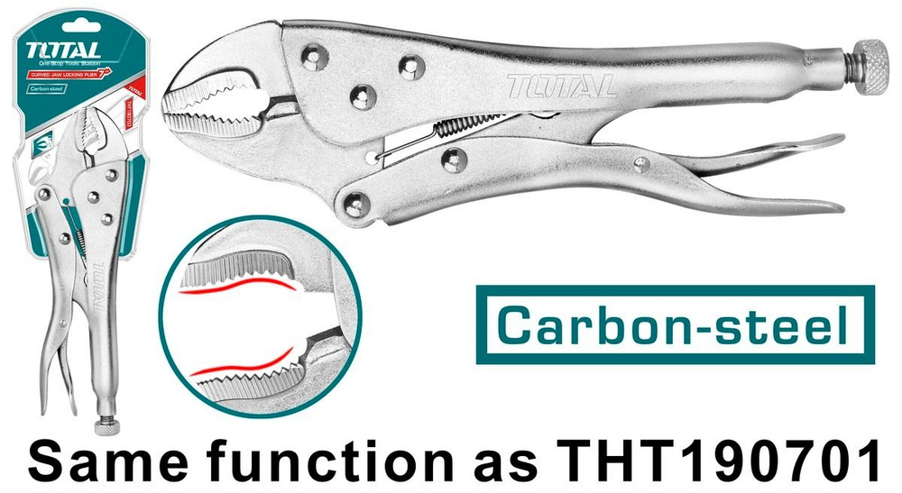 Клещи зажимные Размер: 7" THT190703 #1
