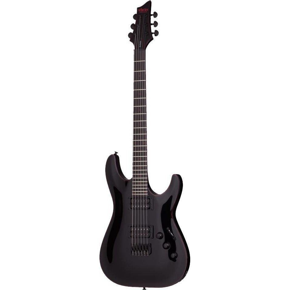 Schecter Электрогитара C-1 BLACKJACK BLK 6-струнная, корпус Махагони  #1