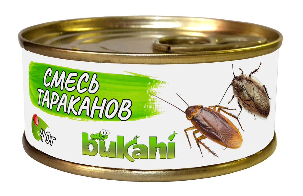 Микс консервированных тараканов Bukahi, 40гр. #1