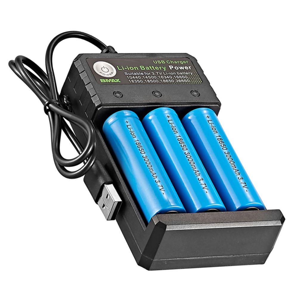 Зарядное устройство Smart 18650 с 3 разъемами USB, независимая зарядка ...
