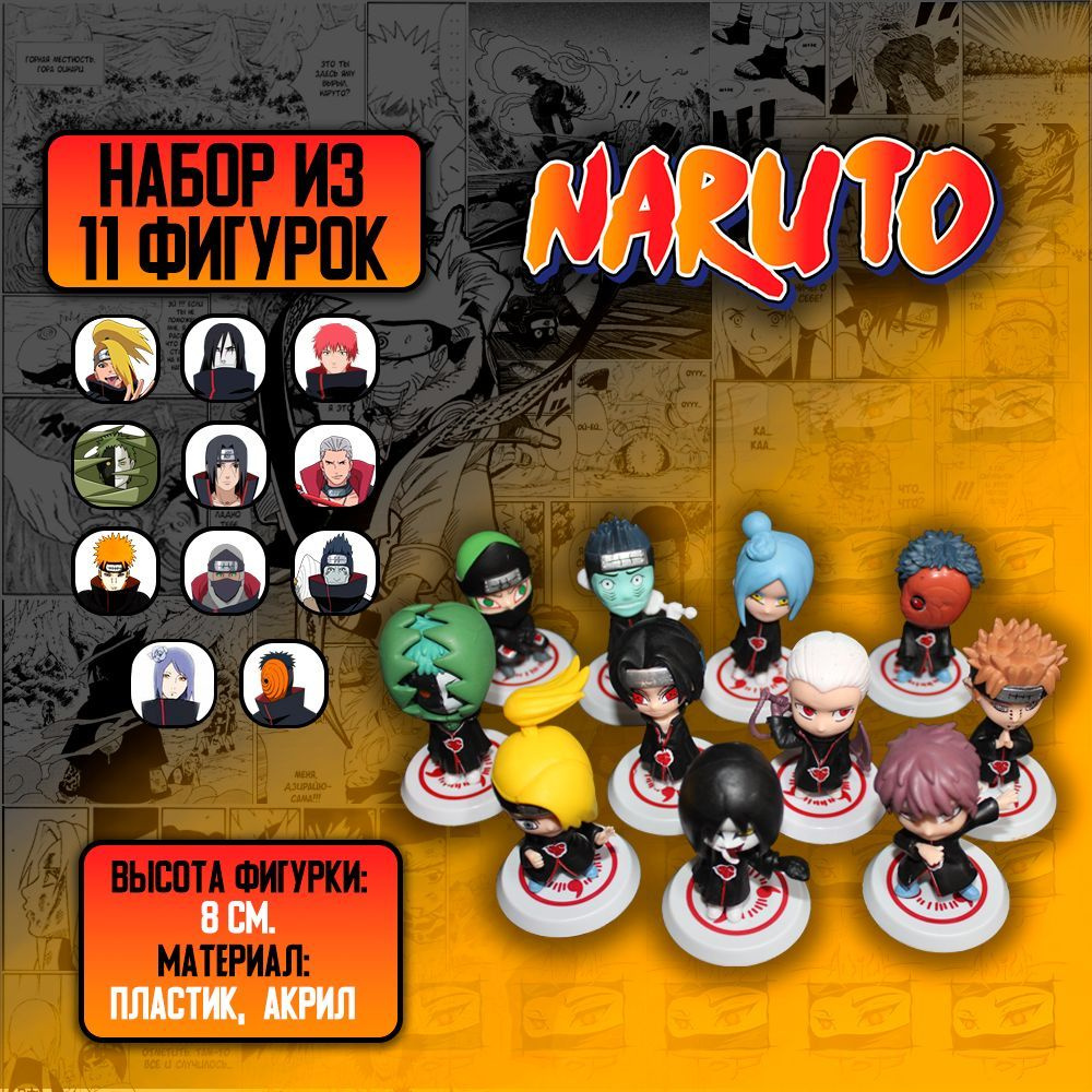 Детализированные коллекционные фигурки из Наруто/Naruto - Наруто Набор -  купить с доставкой по выгодным ценам в интернет-магазине OZON (934535311)