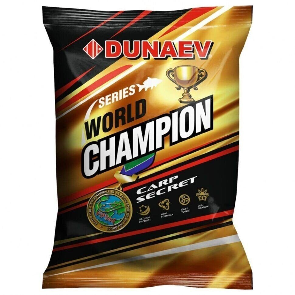 Прикормка DUNAEV WORLD CHAMPION 1кг Carp Secret #1