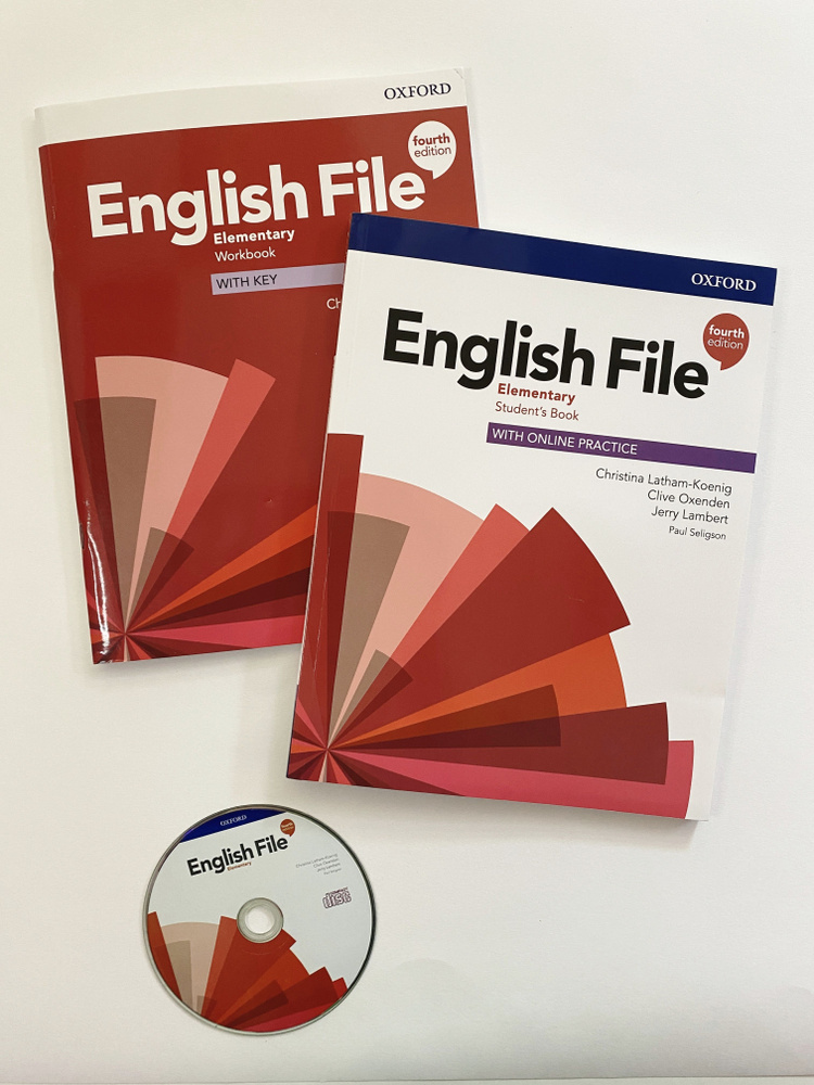 English File (4th edition) Elementary Учебник+Тетрадь+CD #1
