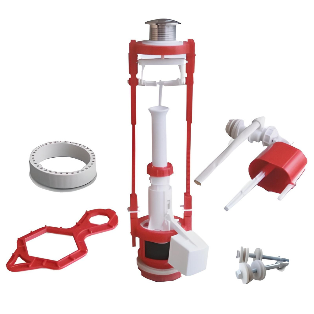 Ани пласт сливная арматура. 14. Арматура сливного бачка art-k (компакт san-001k). Как называется для сливного бачка. Арматура santeri.