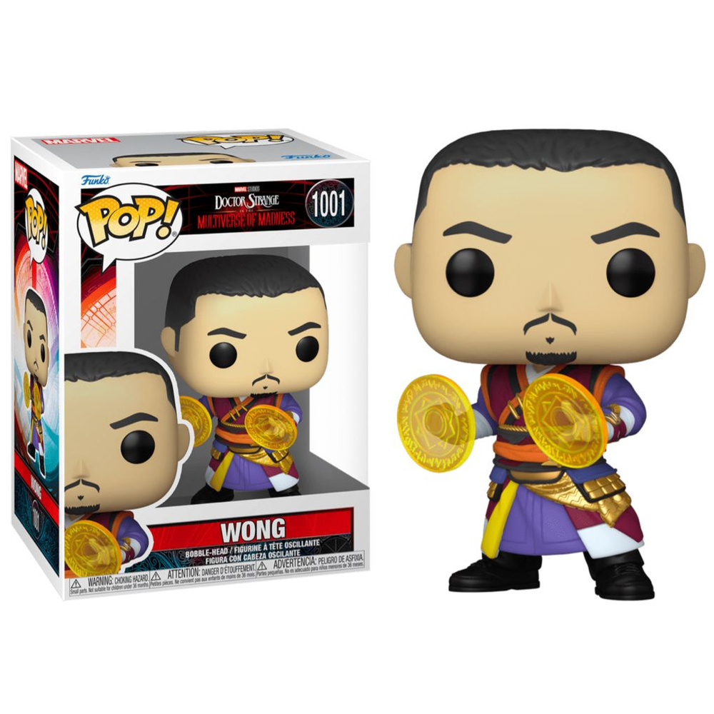 Фигурка Funko POP! Bobble Marvel Doctor Strange in the MoM Wong #1