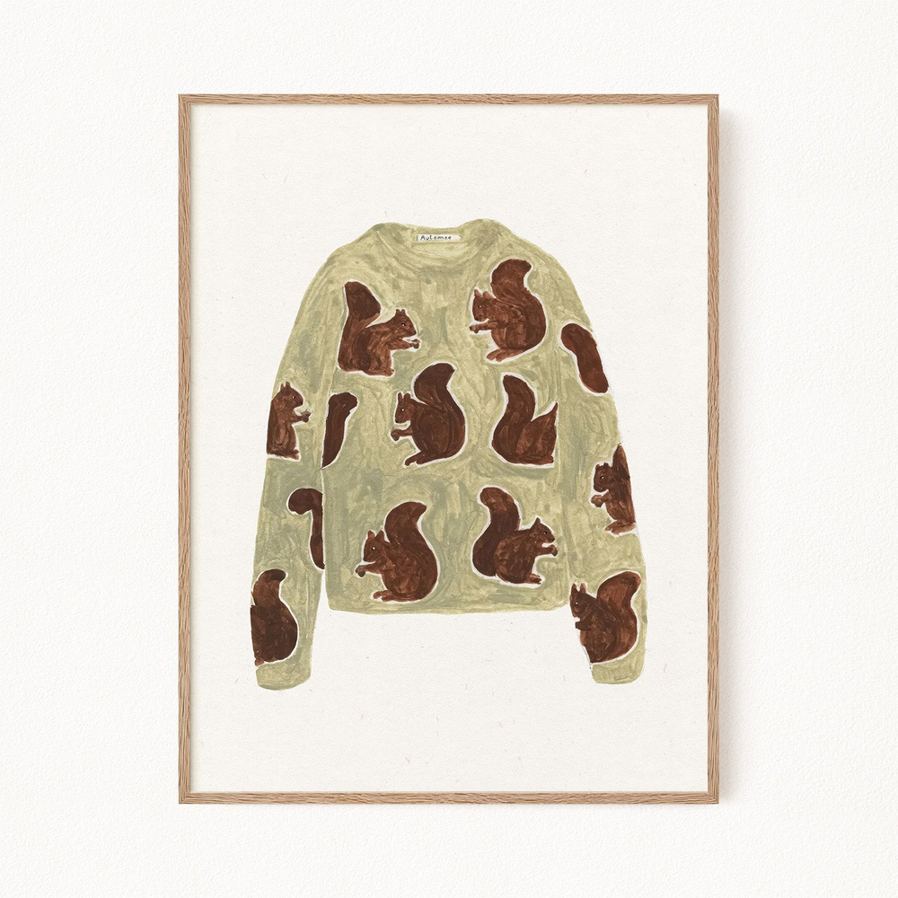 Постер "Jacket with Squirrels IV", 21х30 см #1