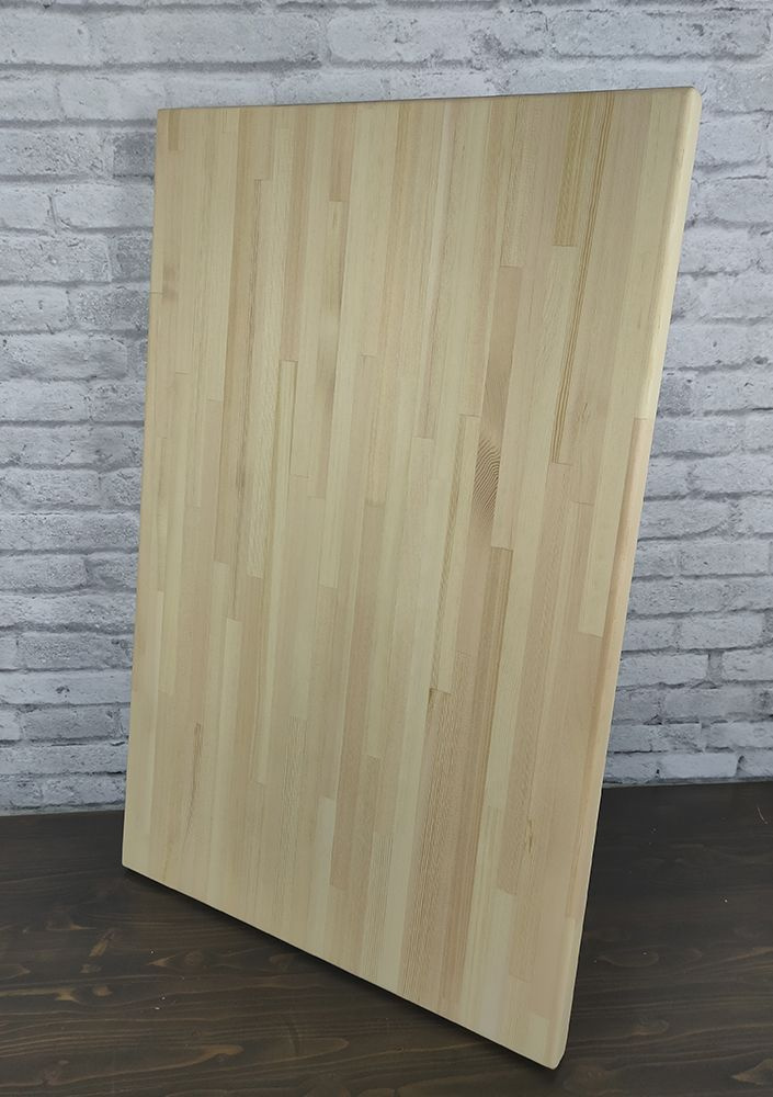 Столешница деревянная для стола, лакированная, 130х60х4 см  #1