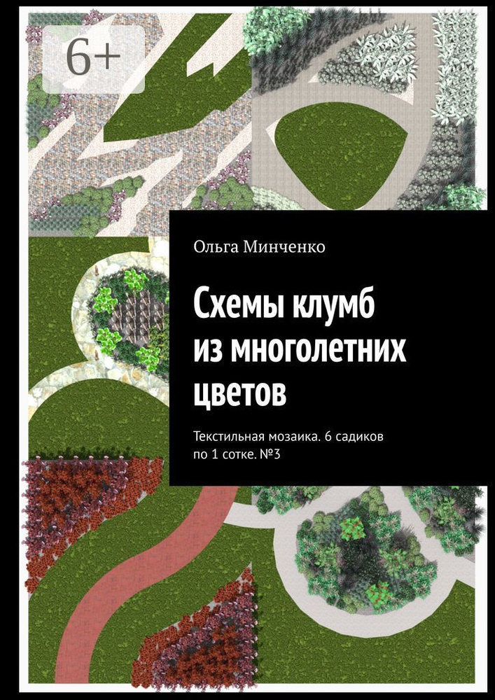 Схемы клумб из многолетних цветов. Текстильная мозаика. 6 садиков по 1 сотке. 3 | Минченко Ольга  #1