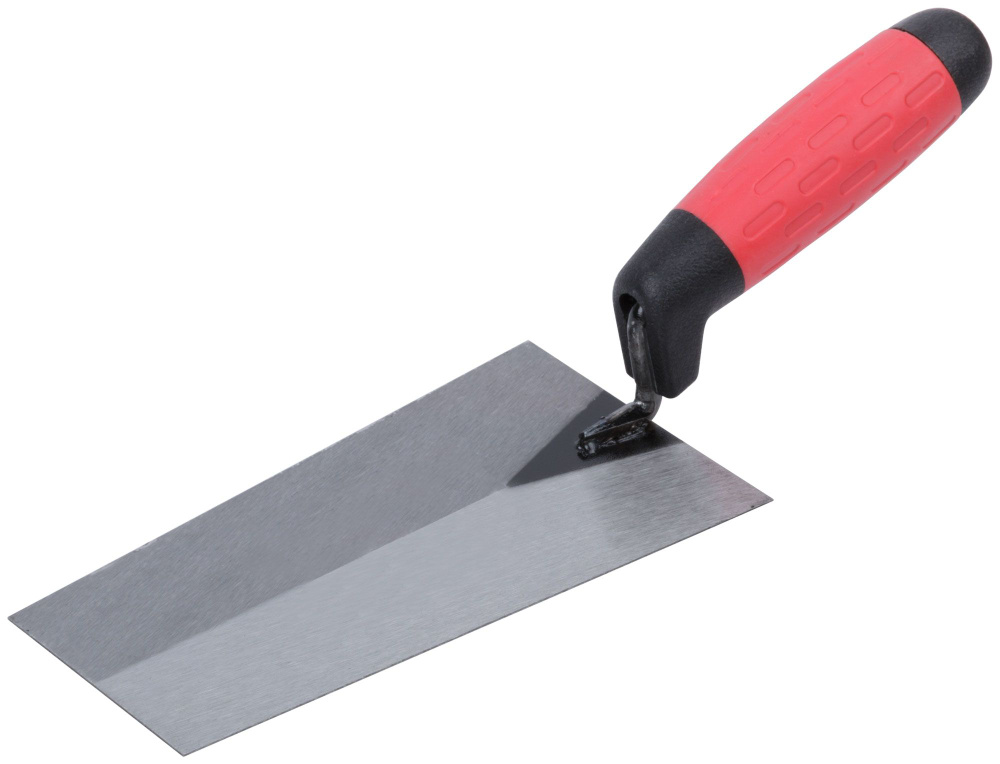 Мастерок каменщика, прорезиненная ручка 180 мм - купить с доставкой по ...