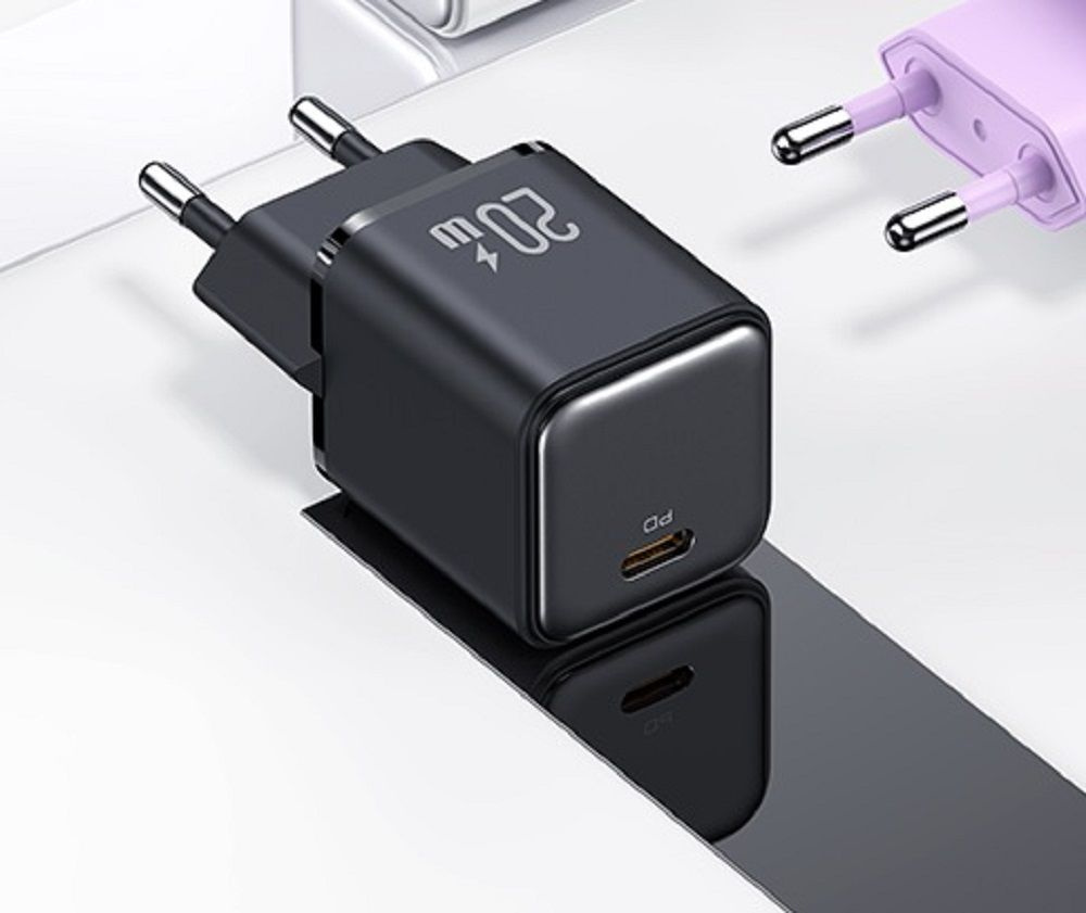 Сетевое зарядное устройство USAMS US-CC183 PD20W, 20 Вт, USB Type-C, Power  Delivery - купить по выгодной цене в интернет-магазине OZON (1136839061)