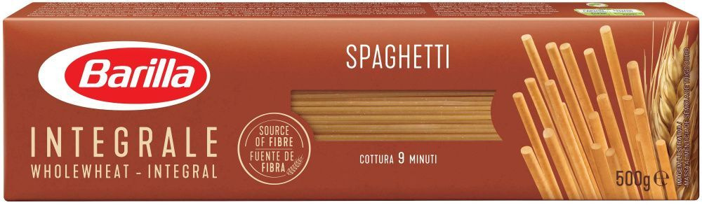 Макаронные изделия Barilla Spaghetti Спагетти цельнозерновые 500 г  #1