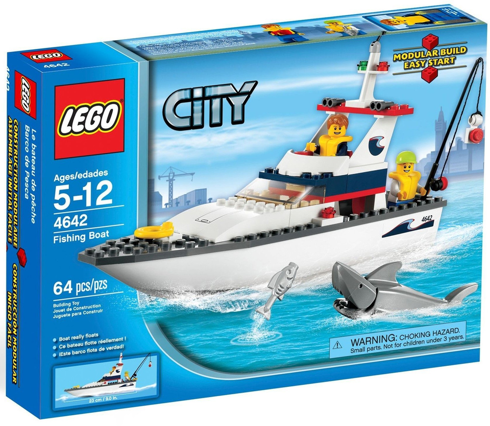 Lego city fishing on sale