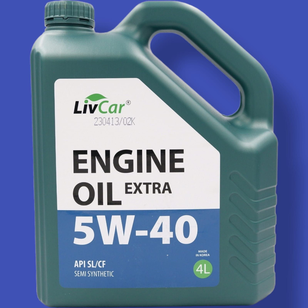 LivCar 5W-40 Масло моторное, Полусинтетическое, 4 л #1