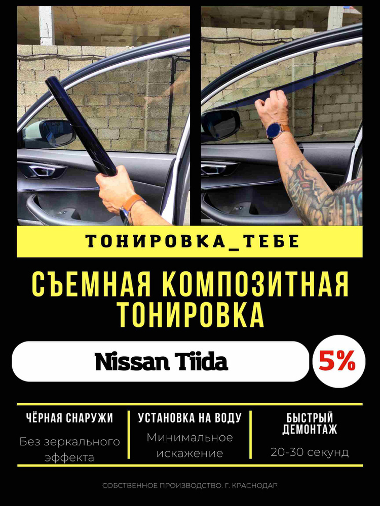 Тонировка съемная50 см, светопропускаемость 5% #1