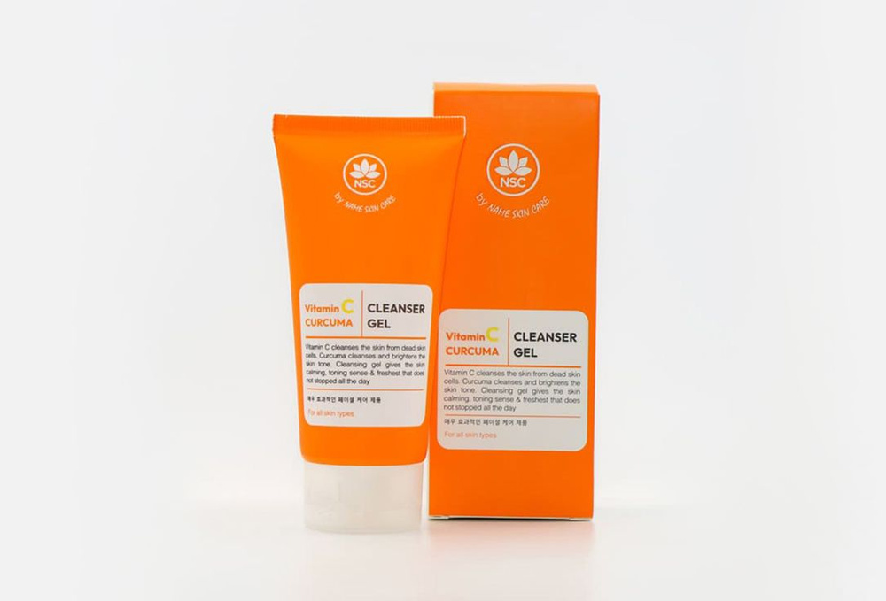 Тонизирующий гель для умывания Name Skin Care, Vitamin C & Curcuma ...