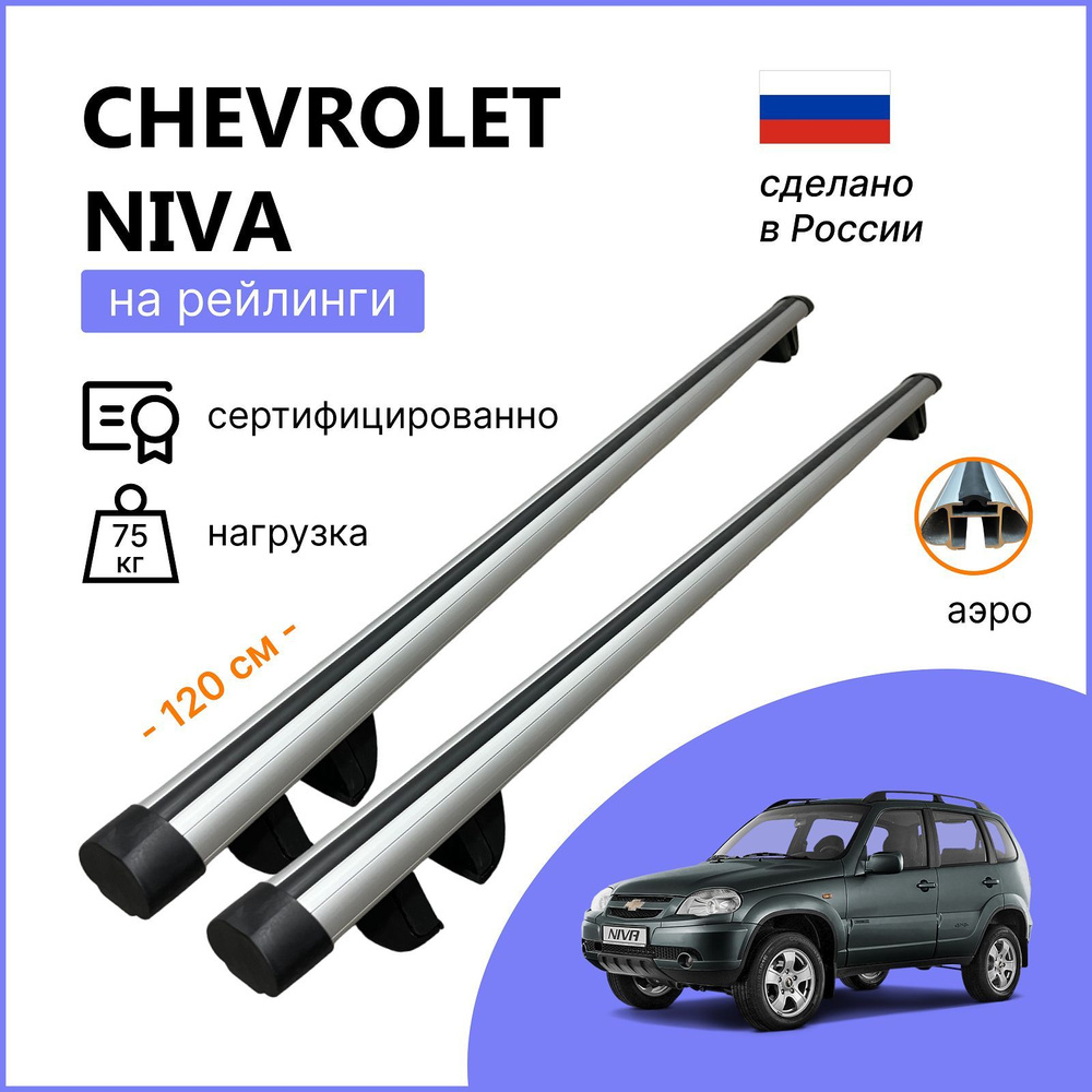 Комплект багажника Inter Krep-120-Chevrolet-Niva - купить по доступным  ценам в интернет-магазине OZON (1194307699)