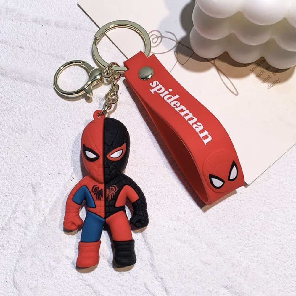Детский брелок на рюкзак, Человек паук брелок игрушка на ключи / детский брелок / Spider man  #1