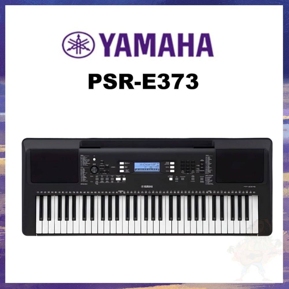 Панель на английском)YAMAHA PSR-E373 цифровой синтезатор / 61-клавишный  профессиональный синтезатор для начинающих / черноекитайский язык - купить  с доставкой по выгодным ценам в интернет-магазине OZON (1196394149)