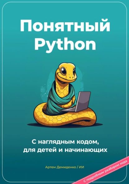 Понятный Python. С наглядным кодом, для детей и начинающих | Артем Демиденко | Электронная книга  #1